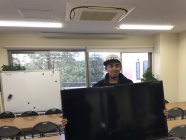会社行事の景品で40型テレビを見事にＧＥＴしたロムニク
